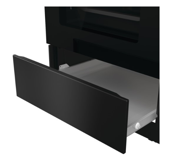 Gorenje MEKS5141BM fekete kombinált tűzhely gőzfunkcióval, 70L, 50x59.4x85 cm 