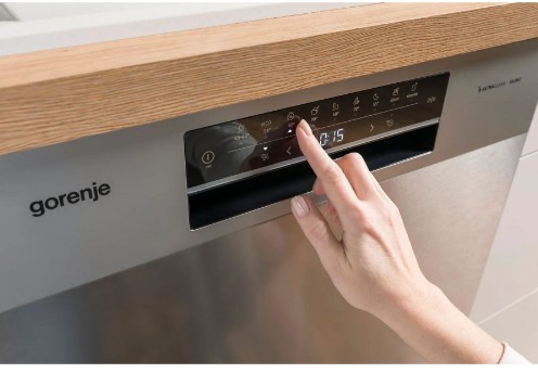 Gorenje GI672B90X beépíthető kezelőpaneles mosogatógép, 14 teríték, WIFI, automatikus ajtónyitás, inverter motor, 59.8x57.5x81.6 cm, inox  