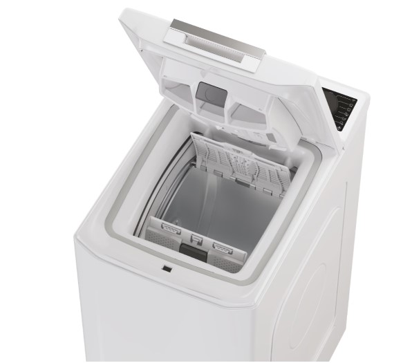 Haier THASN476TM5-S felültöltős mosógép, 7kg, gőz, WIFI, inverter motor, 41x60x86 cm