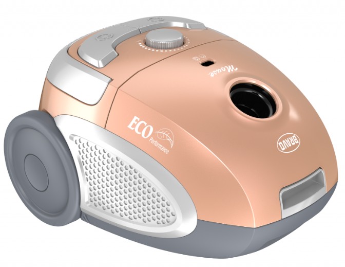 Bravo B-4521 porzsákos porszívó, 900W, homokbarna szín