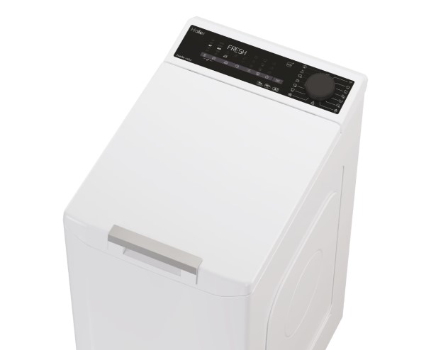 Haier THASN286TM5-S felültöltős mosógép, 8 kg, gőz, WIFI, inverter motor, 41x60x86 cm