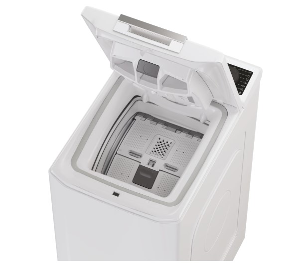 Haier THASN286TM5-S felültöltős mosógép, 8 kg, gőz, WIFI, inverter motor, 41x60x86 cm
