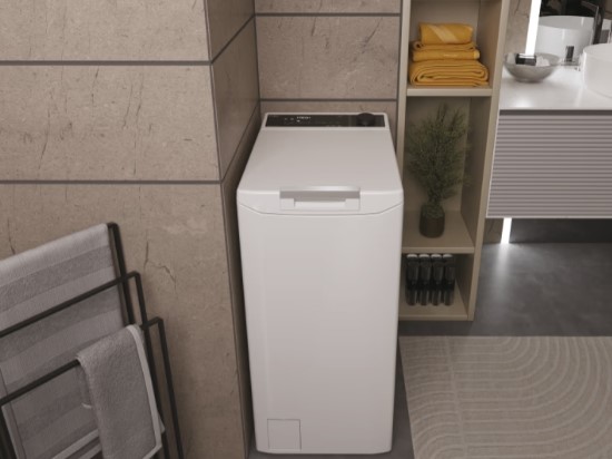 Haier THASN286TM5-S felültöltős mosógép, 8 kg, gőz, WIFI, inverter motor, 41x60x86 cm