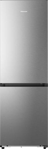 Hisense RB3K330SAID Total No Frost alulfagyasztós kombinált hűtőszekrény, 215/115L, inverteres kompresszor, 59.5x60x185.6 cm, inox 