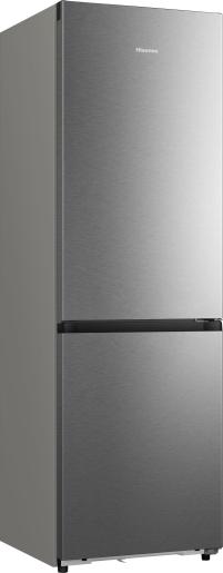 Hisense RB3K330SAID Total No Frost alulfagyasztós kombinált hűtőszekrény, 215/115L, inverteres kompresszor, 59.5x60x185.6 cm, inox 