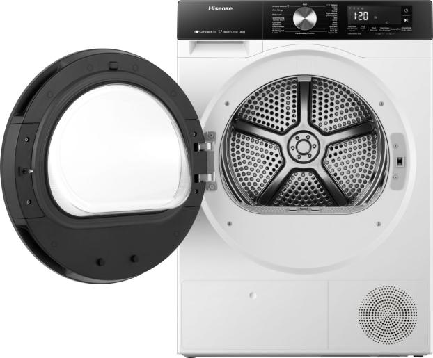 Hisense WD3S1043BW3 mosó-szárítógép,10.5/6 kg, gőz, inverter motor, 59.5x59x84.5 cm 