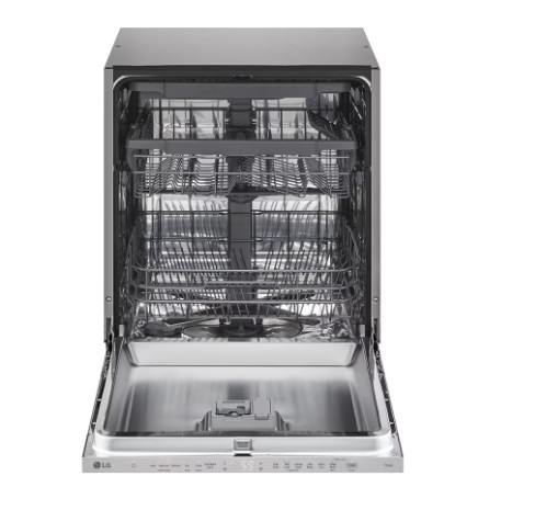 LG DB243TX teljesen beépíthető mosogatógép, 14 teríték, inverter motor, 3 kosár, WIFI, 59.8x55.4x81.5 cm, nemes acél szín 