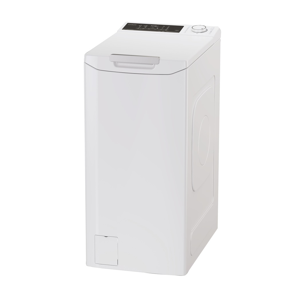 Candy TCA474TM5-S felültöltős mosógép, 7 kg, WIFI, inverter motor, 41x60x86 cm
