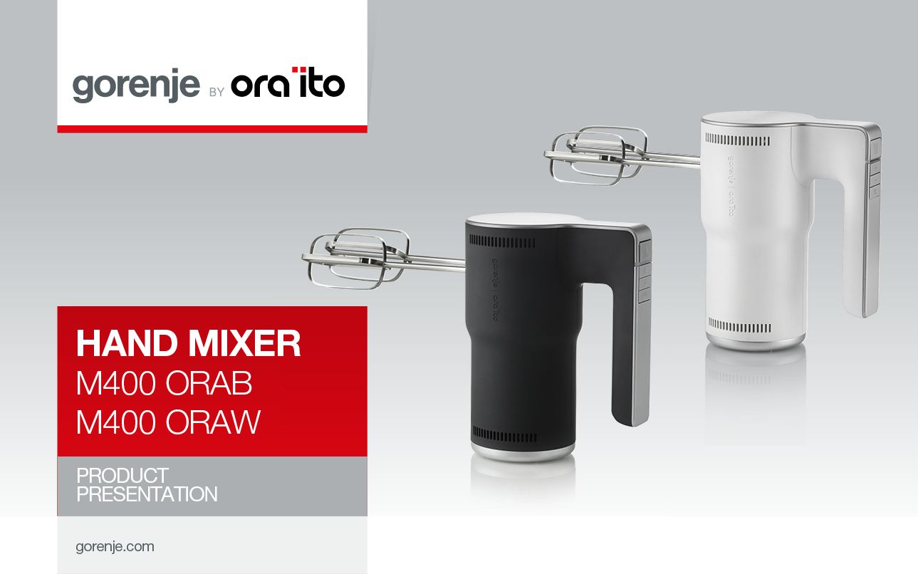Gorenje M400ORAB ora ito kézimixer 400W fekete