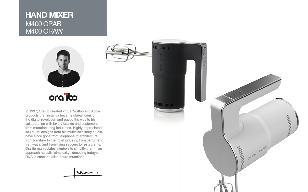 Gorenje M400ORAB ora ito kézimixer 400W fekete
