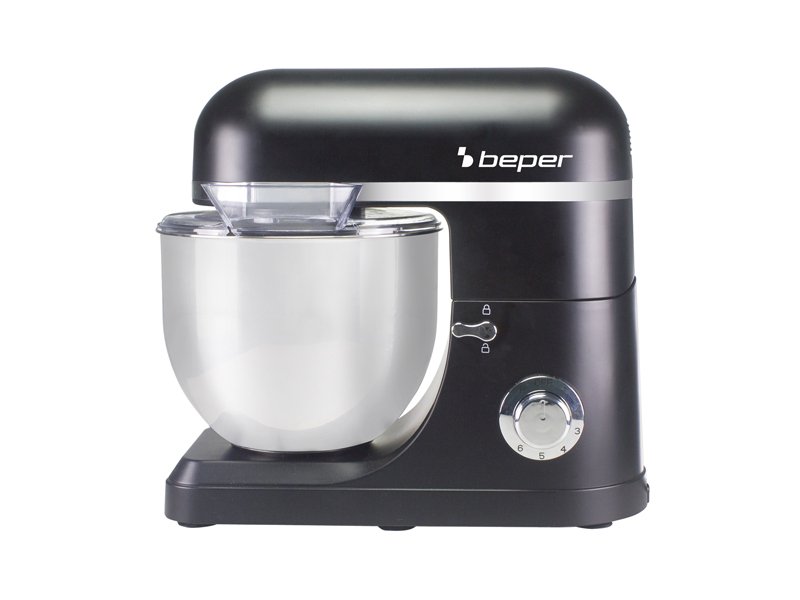 Beper P102SBA550 konyhai robotgép, 1500W, 7L, fekete/ezüst szín