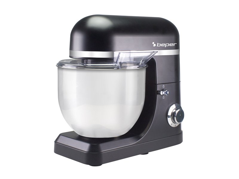 Beper P102SBA550 konyhai robotgép, 1500W, 7L, fekete/ezüst szín