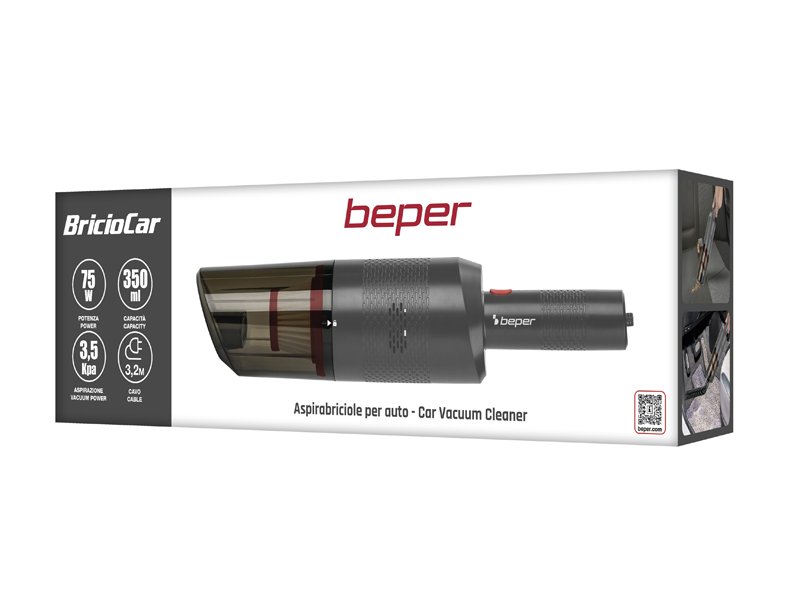Beper P202ASP402 autós kézi porszívó, szürke 