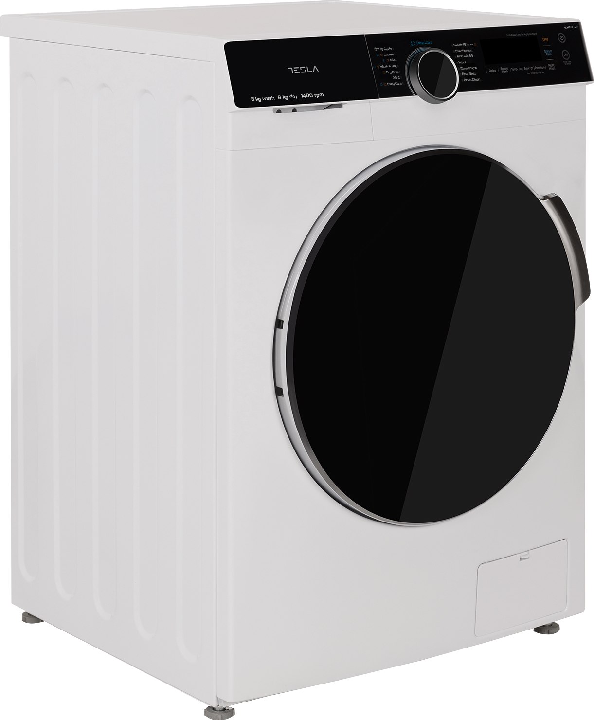 Tesla WW86492M mosó-szárítógép, gőz,inverter motor, 8/6kg, 59.5x47.5x85 cm 