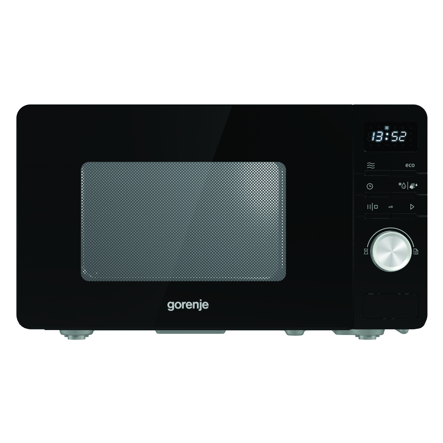 Gorenje MO20A3B fekete mikrohullámú sütő Smart Display kijelző