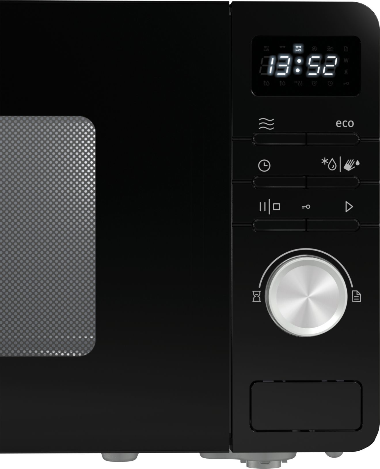 Gorenje MO20A3B fekete mikrohullámú sütő Smart Display kijelző