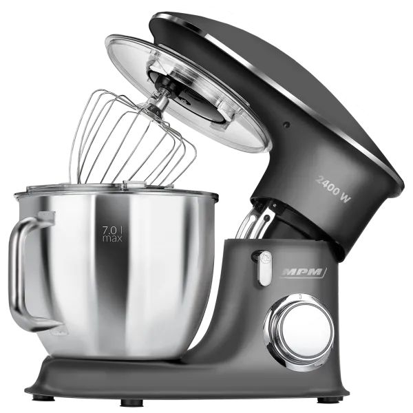 MPM MPM-MRK-23 konyhai robotgép, 2400W, 7L, fekete/inox 