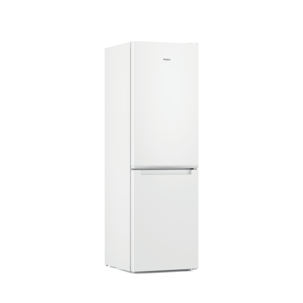Whirlpool W7X 83A W Total No Frost alulfagyasztós kombinált hűtőszekrény, Zen Inverter Kompresszor, 231/104L, 59.6x67.8x191.2 cm