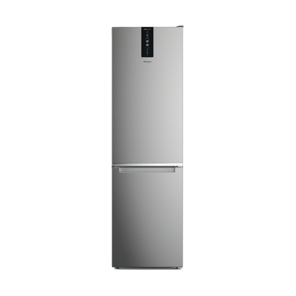 Whirlpool W7X 93T OX H Total No Frost alulfagyasztós kombinált hűtőszekrény, Zen Inverter Kompresszor, 263/104L, 59.6x67.8x202.7 cm, optic inox 