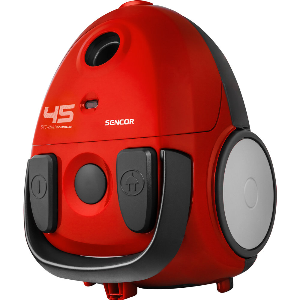 Sencor SVC45RD-EUE3 porzsákos porszívó piros, 850W