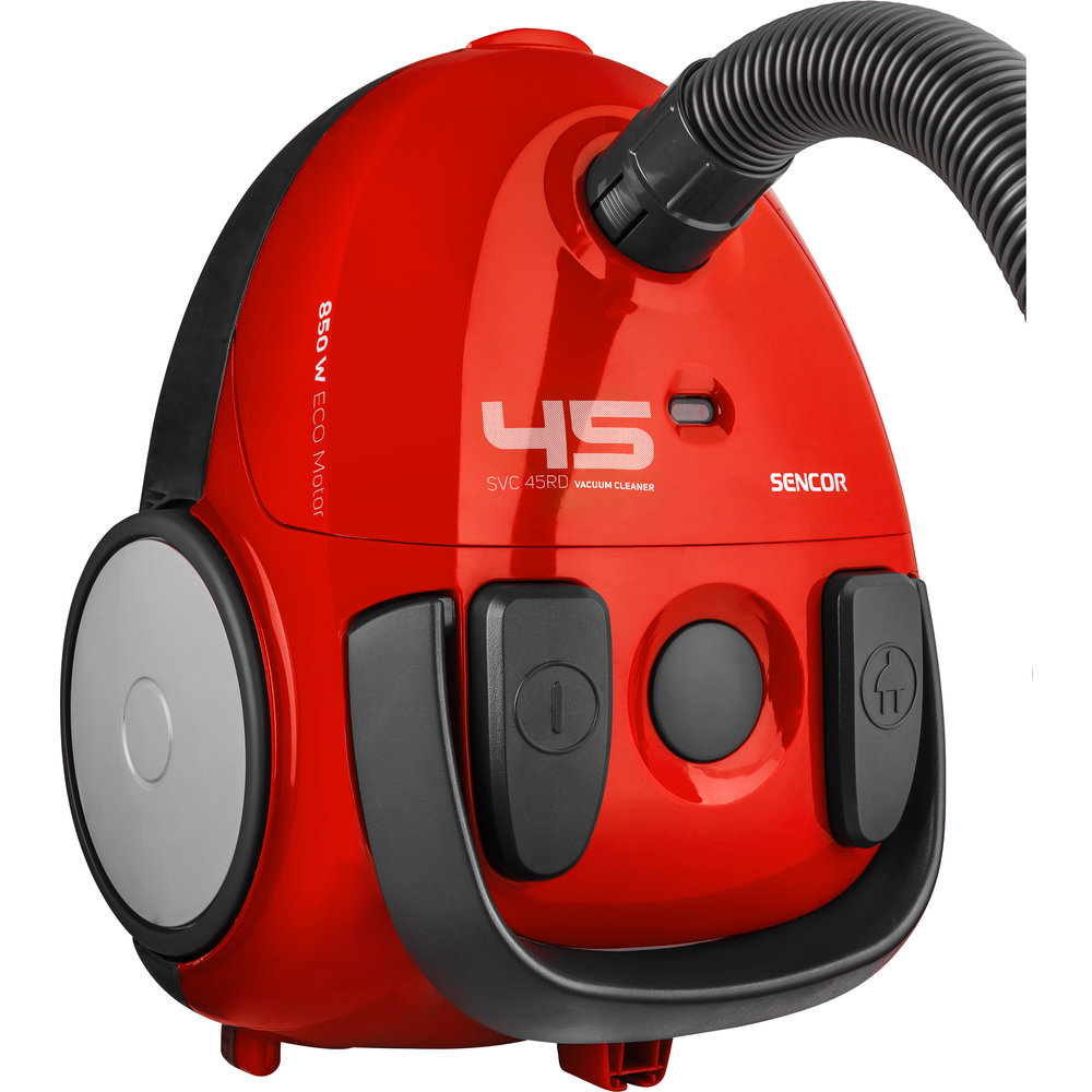 Sencor SVC45RD-EUE3 porzsákos porszívó piros, 850W