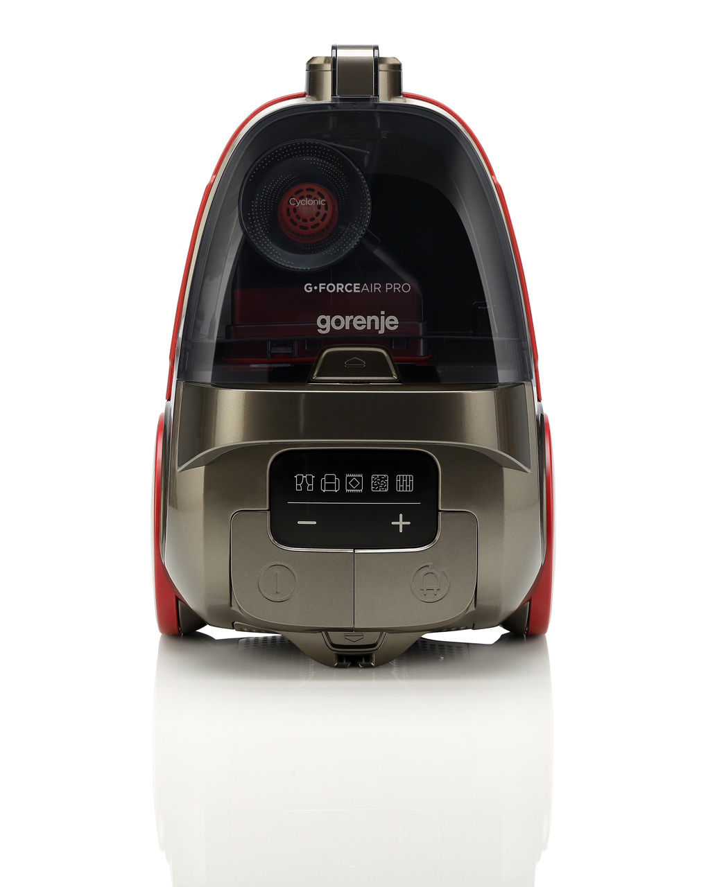 Gorenje VCEA03GAPRACY porzsák nélküli porszívó, 700W , bordó szín 