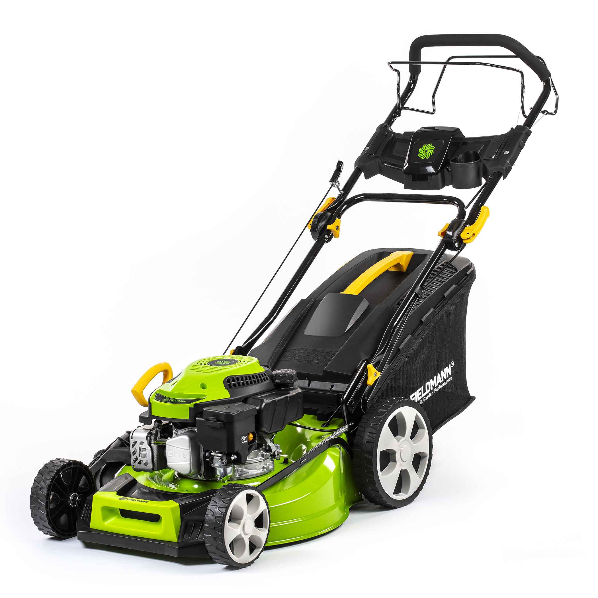 Fieldmann FZR 5114-170B önjárós benzinmotoros fűnyíró, gyűjtés, mulcsolás, oldalsó kidobás
