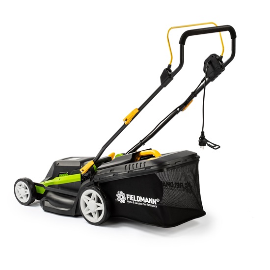Fieldmann FZR2041-E elektromos fűnyíró, 1800W, 38 cm vágószélesség, zöld/fekete szín, FZR2041E
