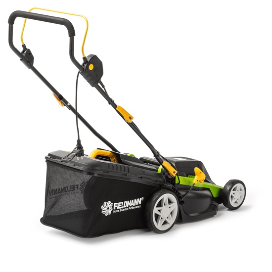 Fieldmann FZR2041-E elektromos fűnyíró, 1800W, 38 cm vágószélesség, zöld/fekete szín, FZR2041E