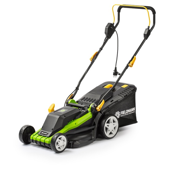 Fieldmann FZR2041-E elektromos fűnyíró, 1800W, 38 cm vágószélesség, zöld/fekete szín, FZR2041E