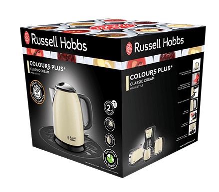 Russell Hobbs 24994-70/RH vízforraló, 2400W, 1L, krém 