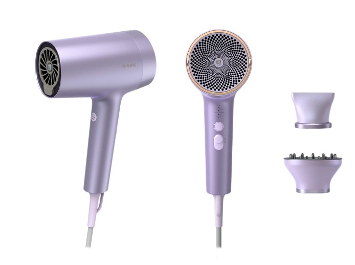 Philips BHD720/10 hajszárító, 1800W, lila, ionizáló funkció, diffúzor 