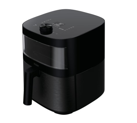Haier HAF5TWA3 011 forrólevegős sütő, Air Fryer, 2000W, 7L, fekete