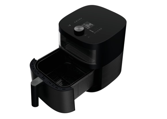 Haier HAF5TWA3 011 forrólevegős sütő, Air Fryer, 2000W, 7L, fekete