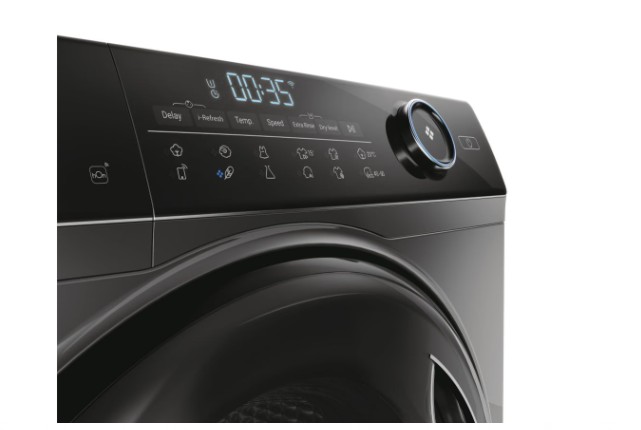 Haier HWD80B14959S8U1 mosó-szárítógép, 8/5 kg, Wifi, gőz,inverter motor, 60x55x85 cm, antracitszürke szín 