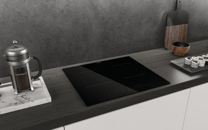 Haier HAISJ64MC beépíthető indukciós kerámialap, Wifi, 59x52x5.6 cm, fekete szín 