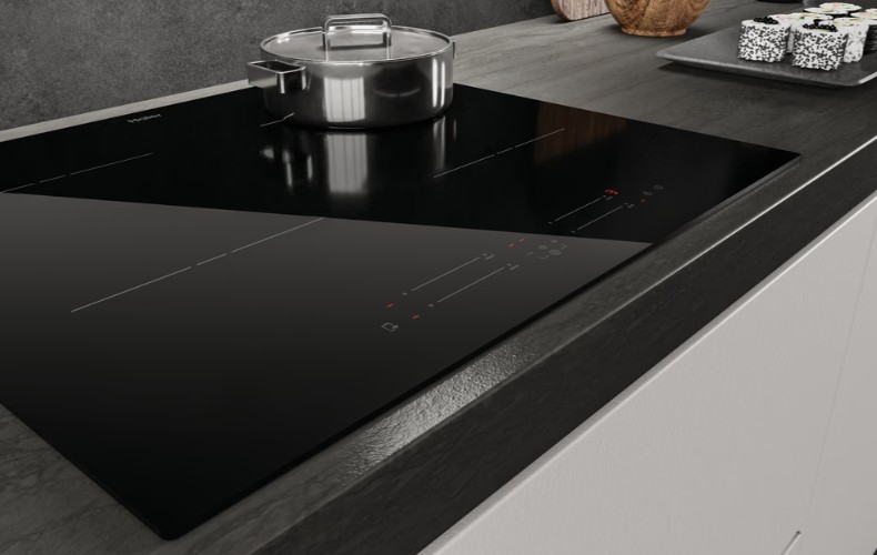 Haier HAISJ64MC beépíthető indukciós kerámialap, Wifi, 59x52x5.6 cm, fekete szín 