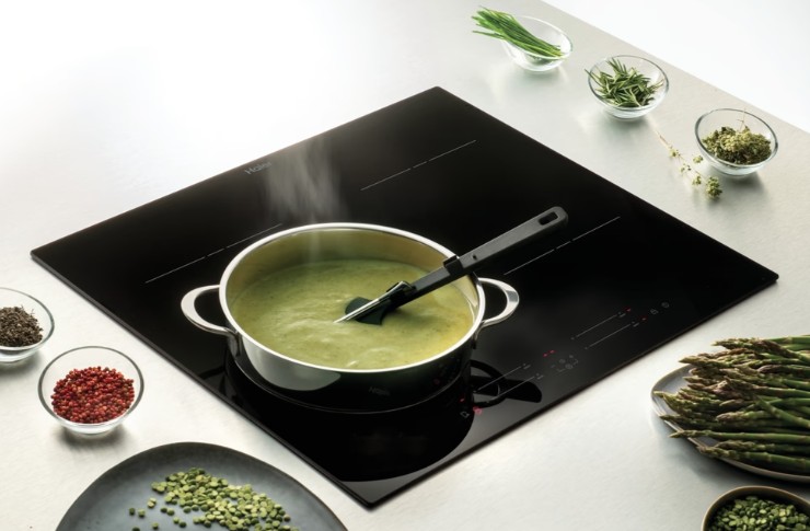 Haier HAISJ64MC beépíthető indukciós kerámialap, Wifi, 59x52x5.6 cm, fekete szín 