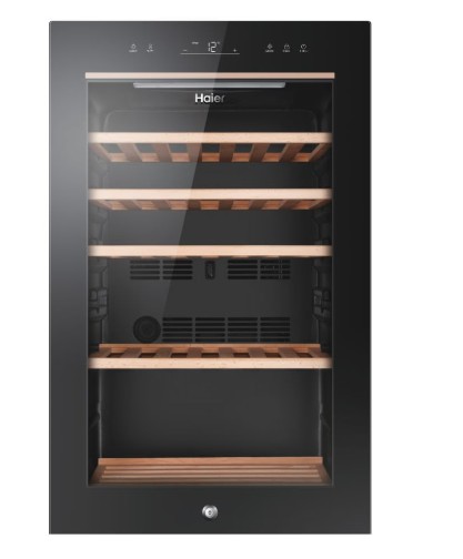 Haier HWS49GA borhűtő, 49 palack, 49.7x58.5x82 cm, fekete szín