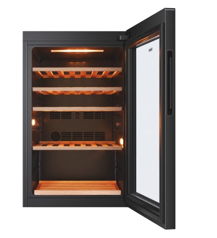 Haier HWS49GA borhűtő, 49 palack, 49.7x58.5x82 cm, fekete szín
