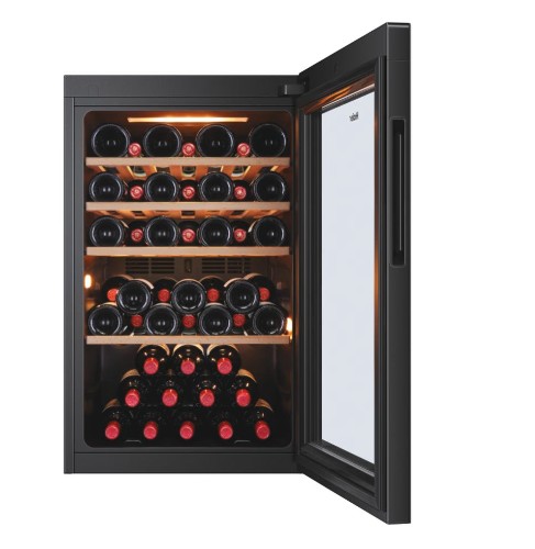 Haier HWS49GA borhűtő, 49 palack, 49.7x58.5x82 cm, fekete szín