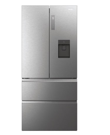 Haier HFW7819EWMP Total No Frost side by side hűtőszekrény francia ajtós kialakítással, 356/181L, Dual Inverter Kompresszor, Wifi, 83x66.9x192.5 cm, platina inox 