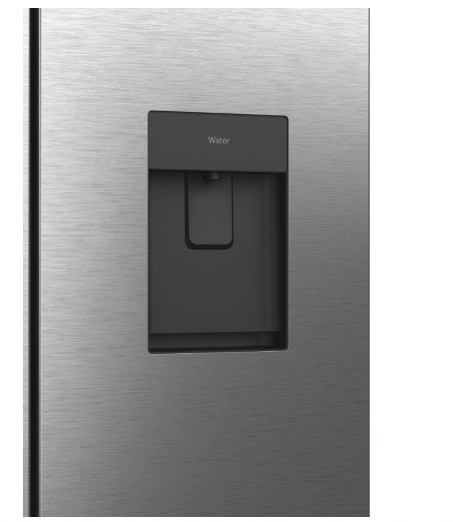 Haier HFW7819EWMP Total No Frost side by side hűtőszekrény francia ajtós kialakítással, 356/181L, Dual Inverter Kompresszor, Wifi, 83x66.9x192.5 cm, platina inox 