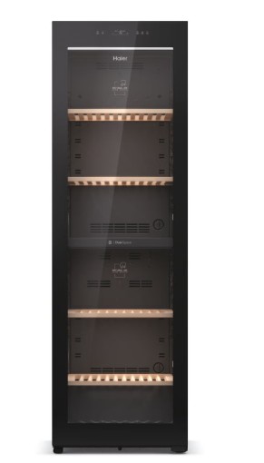 Haier HWS236GDGU1 borhűtő, 236 palack, Wifi, 59.7x71.4x190 cm, fekete szín 