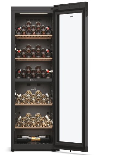 Haier HWS236GDGU1 borhűtő, 236 palack, Wifi, 59.7x71.4x190 cm, fekete szín 
