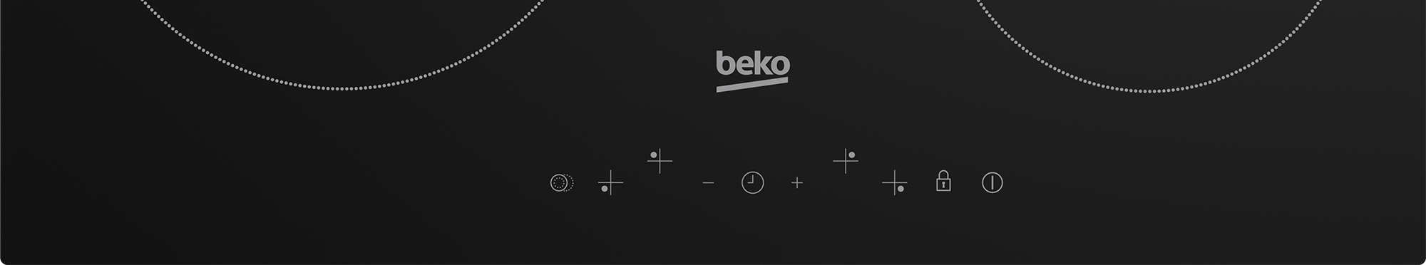 Beko HIC64403T beépíthető kerámia főzőlap, 60x51x3.7 cm, fekete 