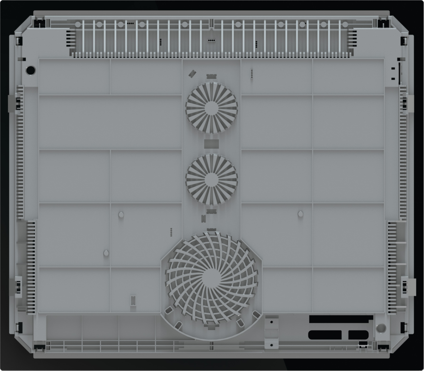 Gorenje GI6442BSCE beépíthető indukciós kerámialap, 59x52x5.3 cm, Bridge összekapcsolható főzőzóna, fekete szín