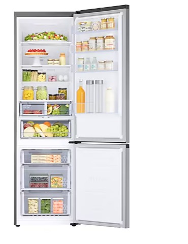 Samsung RB38T603DSA/EF No Frost alulfagyasztós kombinált hűtőszekrény, Digitális Inverter Kompresszor, 276/114L, 59.5x65.8x203 cm, fémes grafit szín 