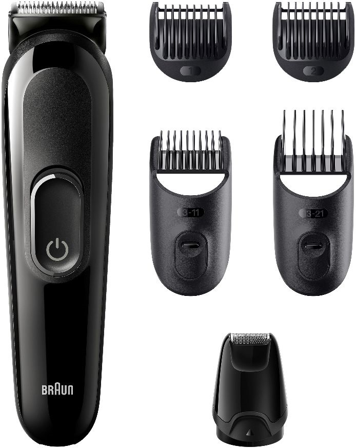 Braun MGK3410 6az1ben multifunkciós testszőrnyíró, fekete szín