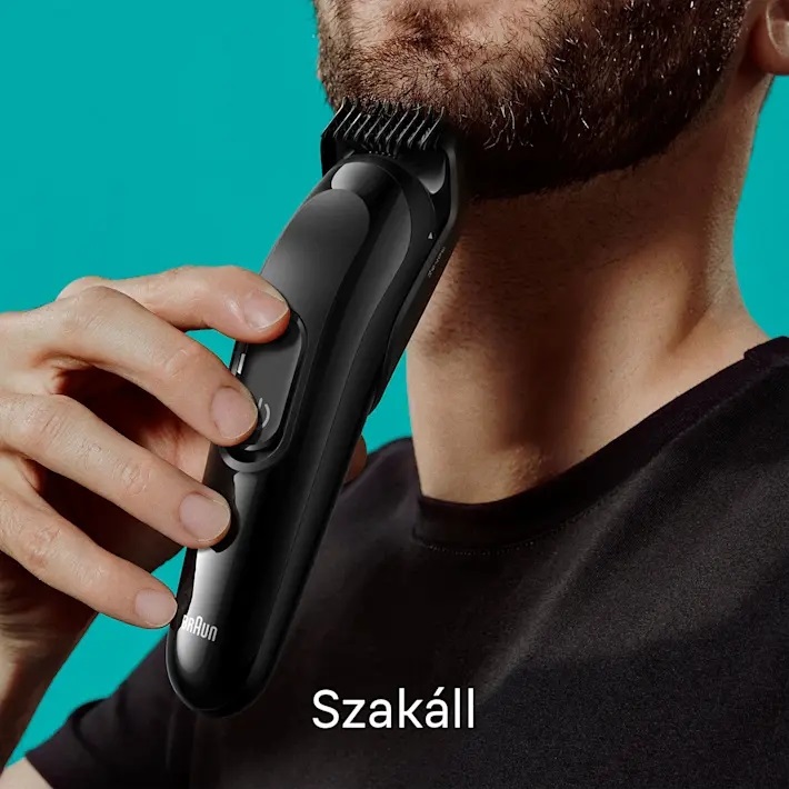 Braun MGK3410 6az1ben multifunkciós testszőrnyíró, fekete szín